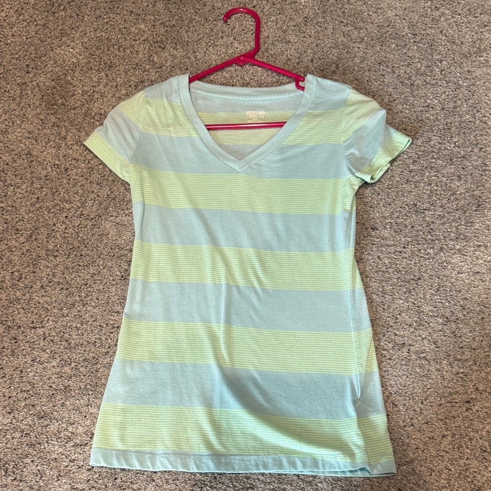 Mossimo Supply Co. Blue and Green Tee